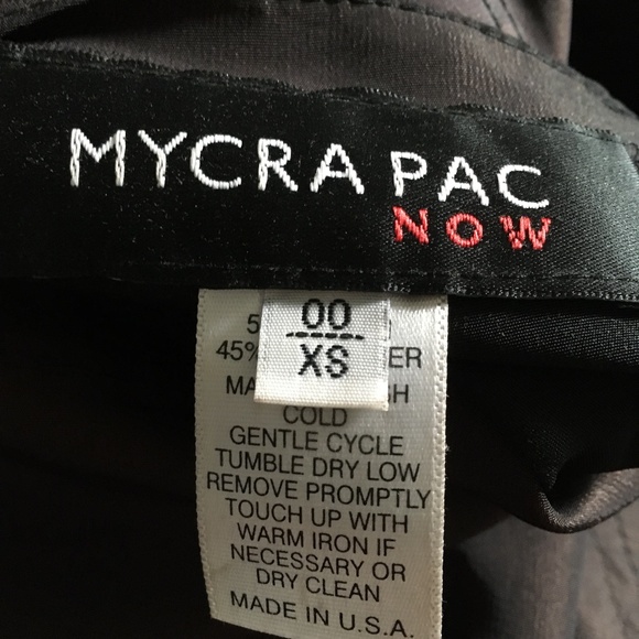 MYCRA PAC Black + Brown DONATELLA Reversible Nylon Coat XS - Picture 4 of 4